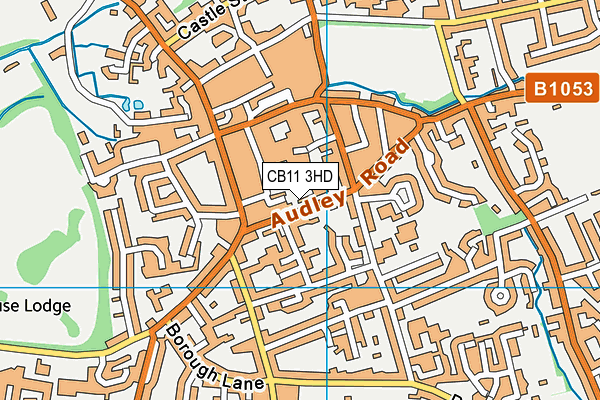 CB11 3HD map - OS VectorMap District (Ordnance Survey)
