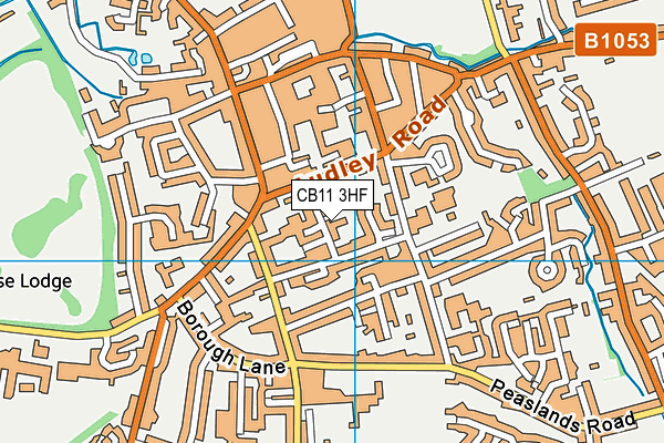 CB11 3HF map - OS VectorMap District (Ordnance Survey)