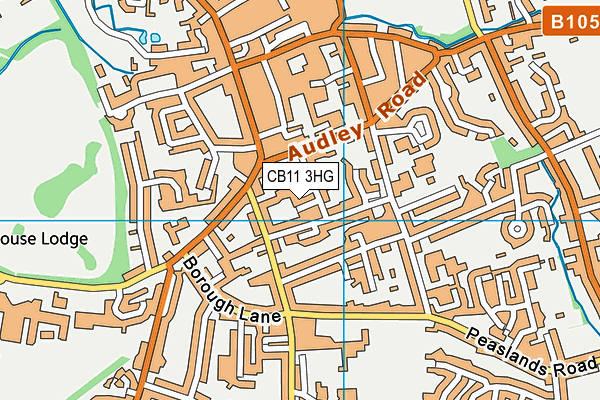 CB11 3HG map - OS VectorMap District (Ordnance Survey)