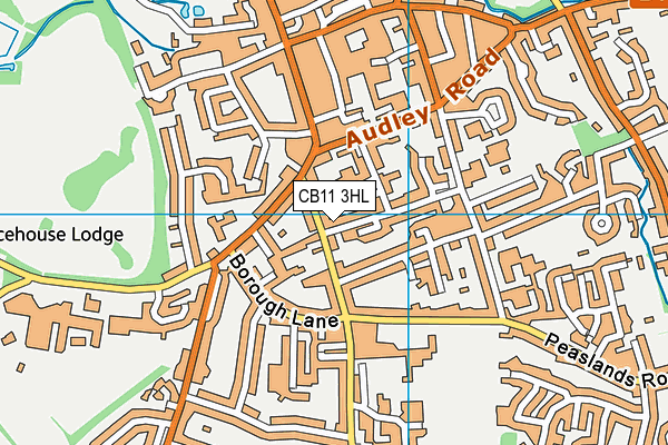 CB11 3HL map - OS VectorMap District (Ordnance Survey)