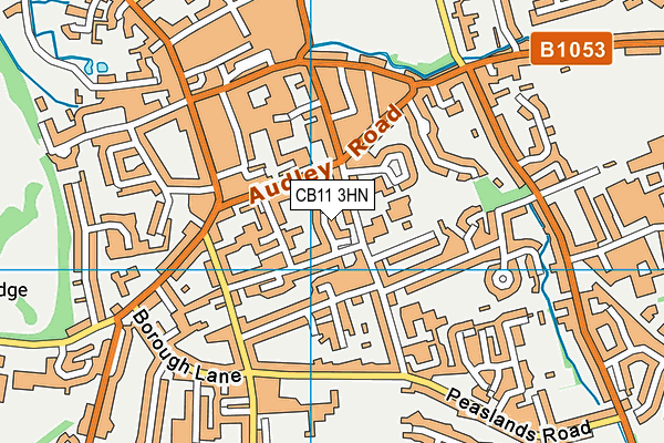 CB11 3HN map - OS VectorMap District (Ordnance Survey)