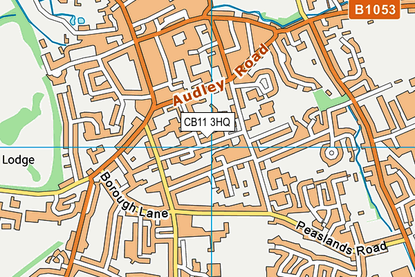 CB11 3HQ map - OS VectorMap District (Ordnance Survey)