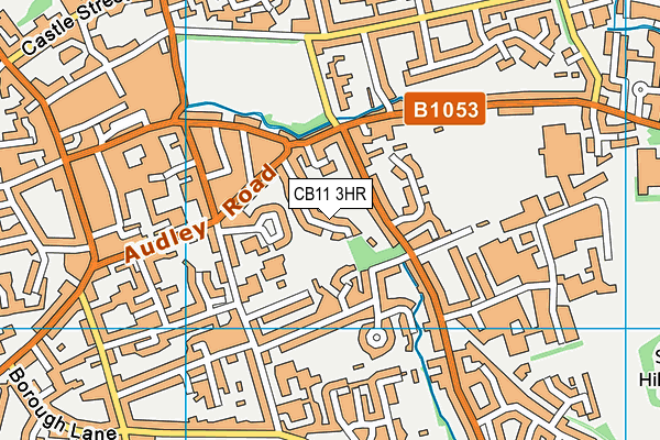 CB11 3HR map - OS VectorMap District (Ordnance Survey)