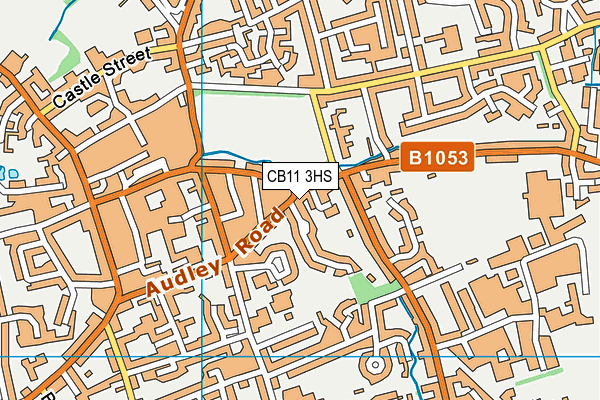 CB11 3HS map - OS VectorMap District (Ordnance Survey)