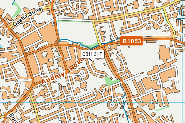 CB11 3HT map - OS VectorMap District (Ordnance Survey)