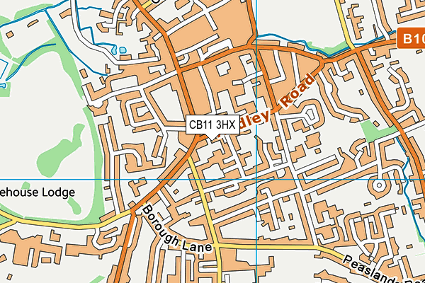 CB11 3HX map - OS VectorMap District (Ordnance Survey)