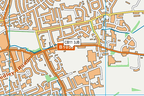 CB11 3JB map - OS VectorMap District (Ordnance Survey)