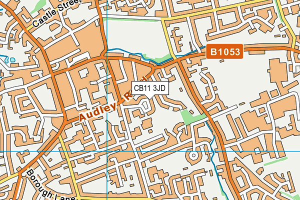 CB11 3JD map - OS VectorMap District (Ordnance Survey)