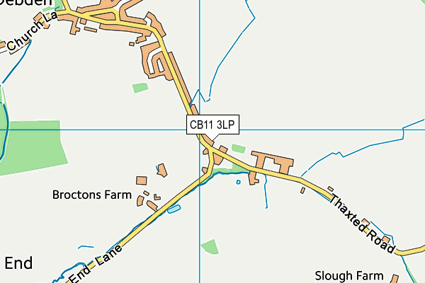 CB11 3LP map - OS VectorMap District (Ordnance Survey)