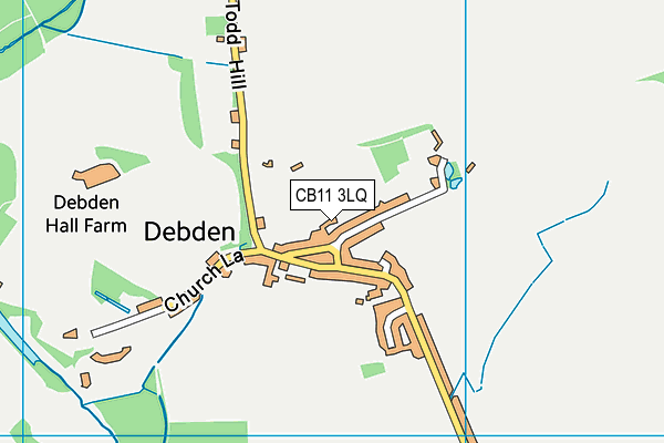 CB11 3LQ map - OS VectorMap District (Ordnance Survey)