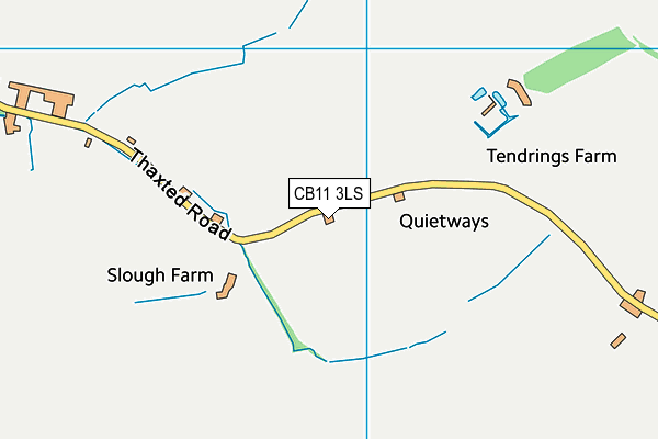 CB11 3LS map - OS VectorMap District (Ordnance Survey)