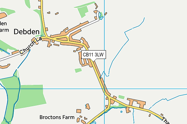 CB11 3LW map - OS VectorMap District (Ordnance Survey)