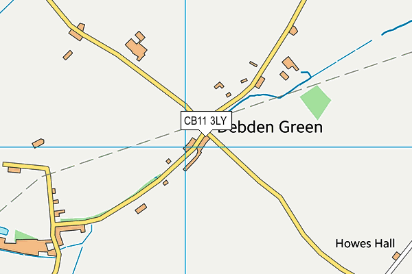 CB11 3LY map - OS VectorMap District (Ordnance Survey)