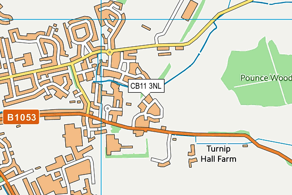 CB11 3NL map - OS VectorMap District (Ordnance Survey)