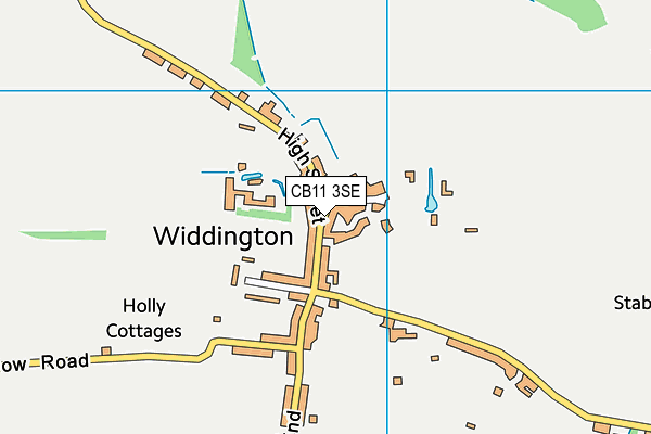 CB11 3SE map - OS VectorMap District (Ordnance Survey)