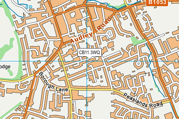 CB11 3WQ map - OS VectorMap District (Ordnance Survey)