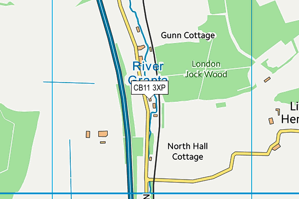 CB11 3XP map - OS VectorMap District (Ordnance Survey)