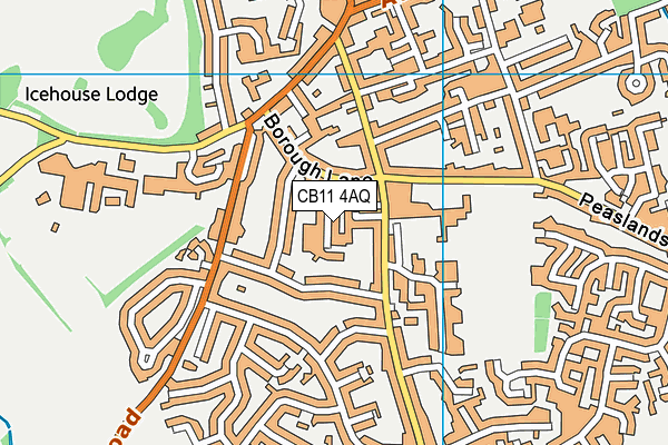 CB11 4AQ map - OS VectorMap District (Ordnance Survey)