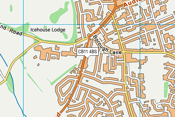 CB11 4BS map - OS VectorMap District (Ordnance Survey)