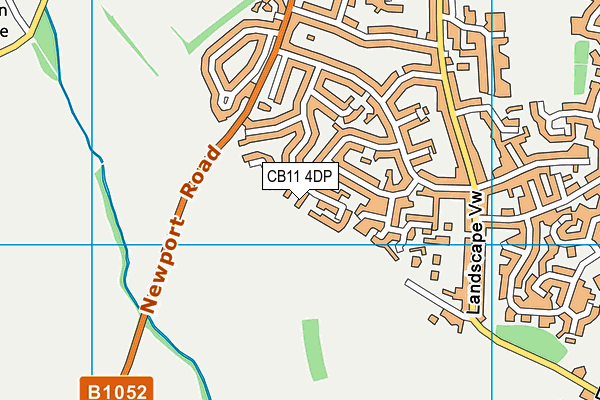 CB11 4DP map - OS VectorMap District (Ordnance Survey)