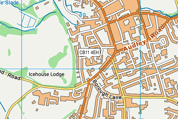 CB11 4EH map - OS VectorMap District (Ordnance Survey)