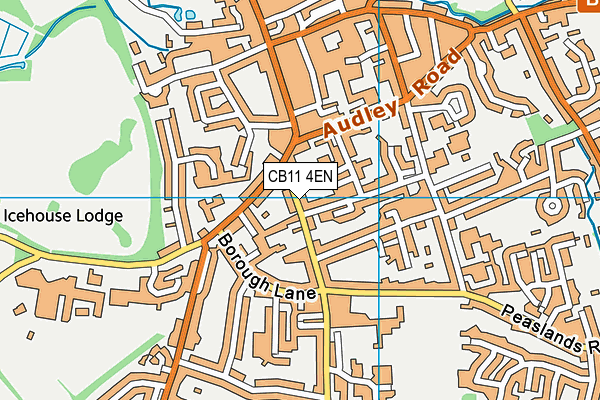 CB11 4EN map - OS VectorMap District (Ordnance Survey)