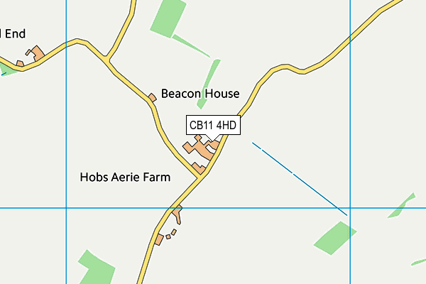 CB11 4HD map - OS VectorMap District (Ordnance Survey)