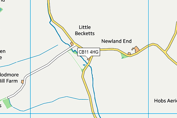 CB11 4HG map - OS VectorMap District (Ordnance Survey)