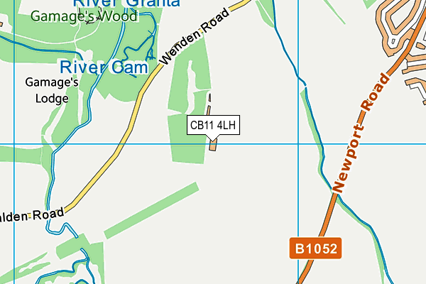 CB11 4LH map - OS VectorMap District (Ordnance Survey)