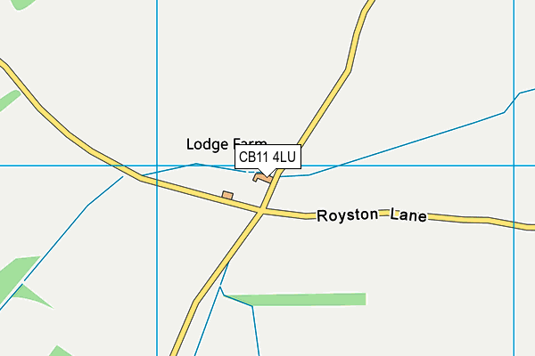 CB11 4LU map - OS VectorMap District (Ordnance Survey)