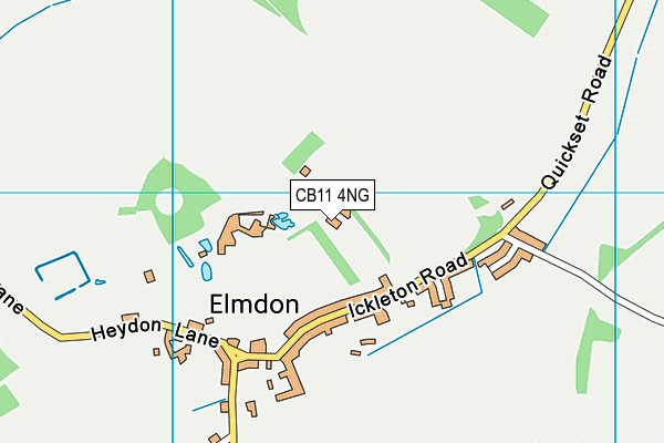 CB11 4NG map - OS VectorMap District (Ordnance Survey)