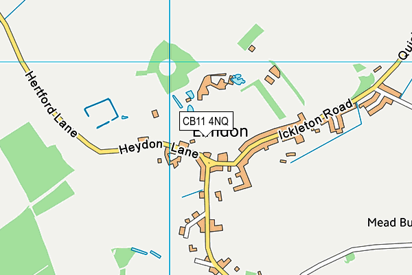 CB11 4NQ map - OS VectorMap District (Ordnance Survey)