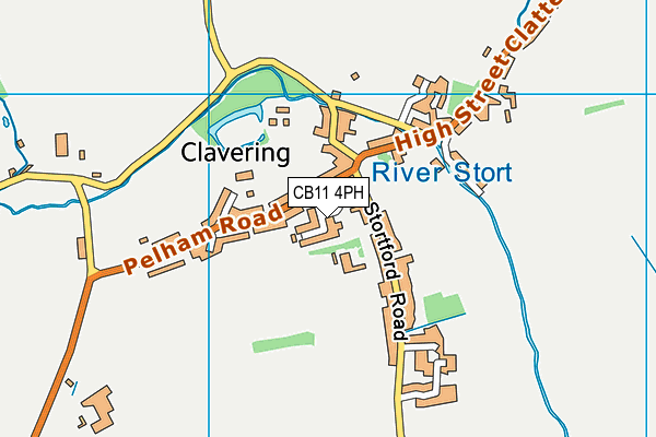 Map of CLAVERING ELECTRICAL SERVICES LIMITED at district scale