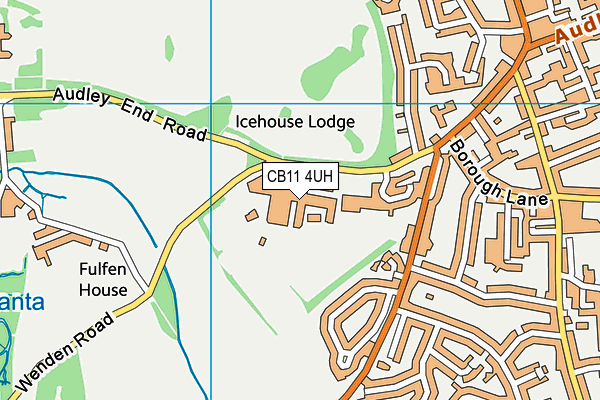 CB11 4UH map - OS VectorMap District (Ordnance Survey)