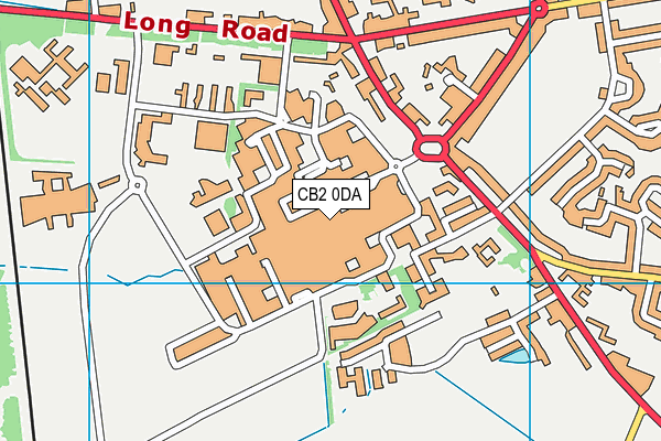 CB2 0DA map - OS VectorMap District (Ordnance Survey)