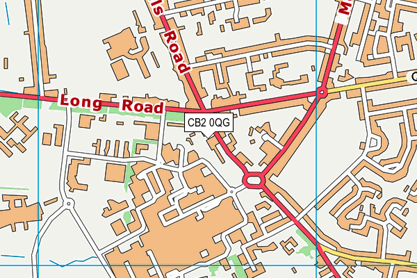 CB2 0QG map - OS VectorMap District (Ordnance Survey)