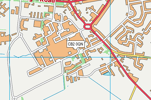 CB2 0QN map - OS VectorMap District (Ordnance Survey)