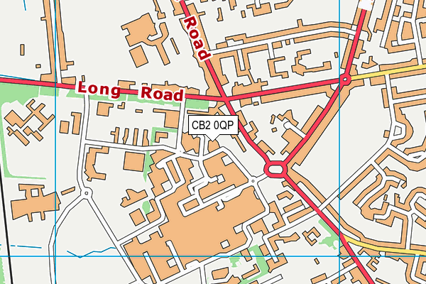 CB2 0QP map - OS VectorMap District (Ordnance Survey)