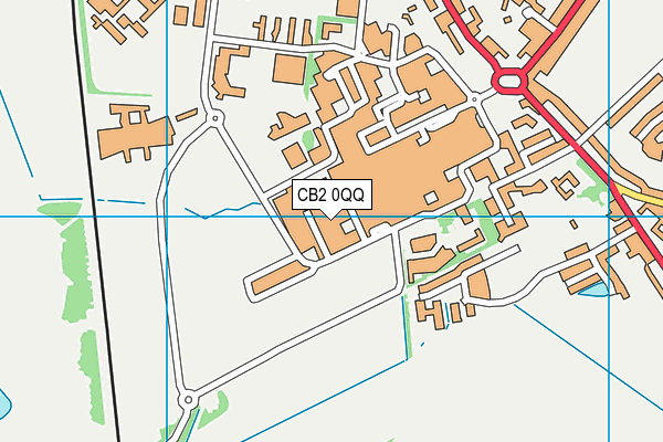 CB2 0QQ map - OS VectorMap District (Ordnance Survey)