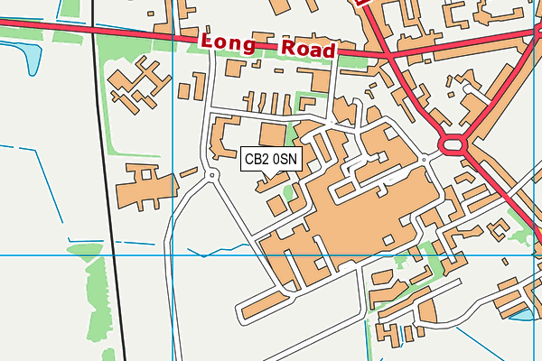 Frank Lee Centre map (CB2 0SN) - OS VectorMap District (Ordnance Survey)