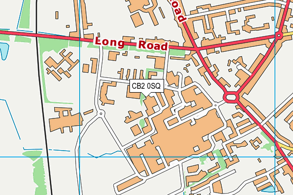 CB2 0SQ map - OS VectorMap District (Ordnance Survey)