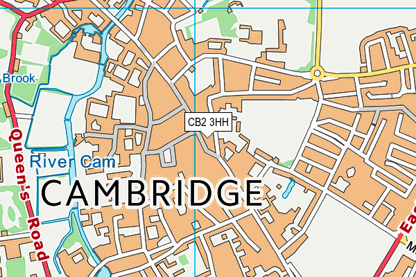 CB2 3HH map - OS VectorMap District (Ordnance Survey)