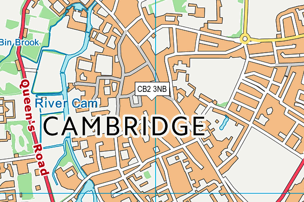 CB2 3NB map - OS VectorMap District (Ordnance Survey)