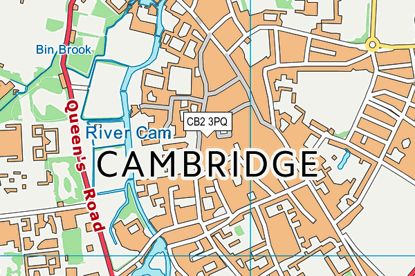 CB2 3PQ map - OS VectorMap District (Ordnance Survey)