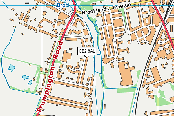 CB2 8AL map - OS VectorMap District (Ordnance Survey)