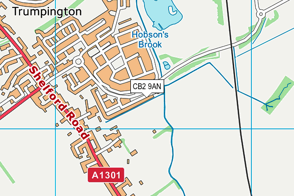 CB2 9AN map - OS VectorMap District (Ordnance Survey)