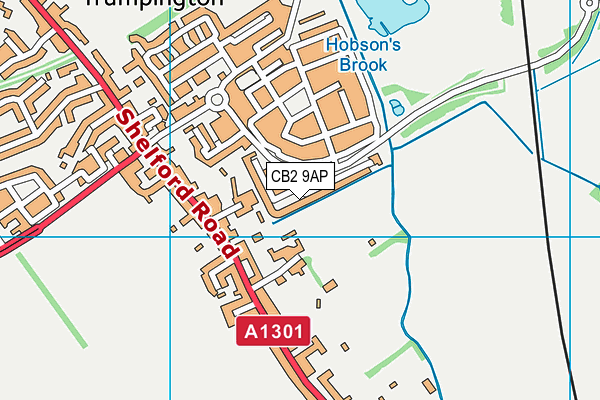 CB2 9AP map - OS VectorMap District (Ordnance Survey)