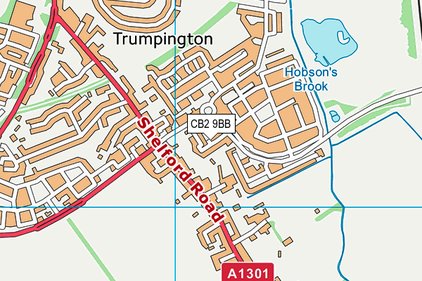 CB2 9BB map - OS VectorMap District (Ordnance Survey)