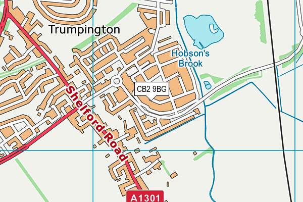 CB2 9BG map - OS VectorMap District (Ordnance Survey)