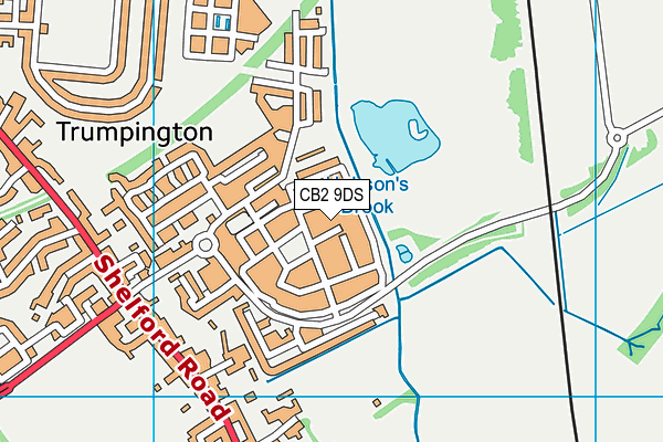 CB2 9DS map - OS VectorMap District (Ordnance Survey)